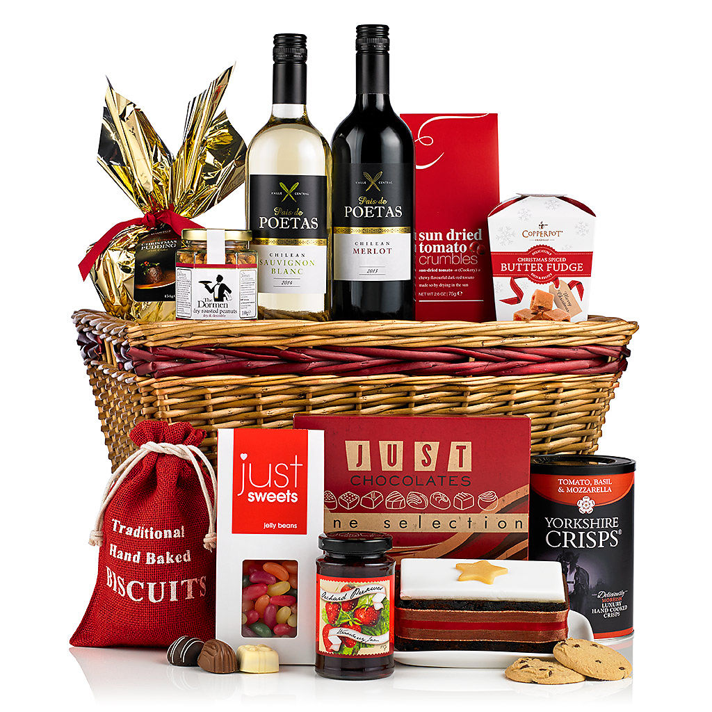 christmas-cracker-basket Corporate Christmas Hampers