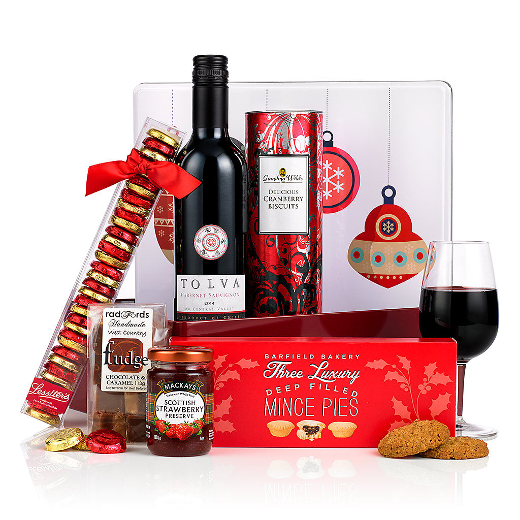 Festive Selection Tin (£24.99) Corporate Christmas Hampers