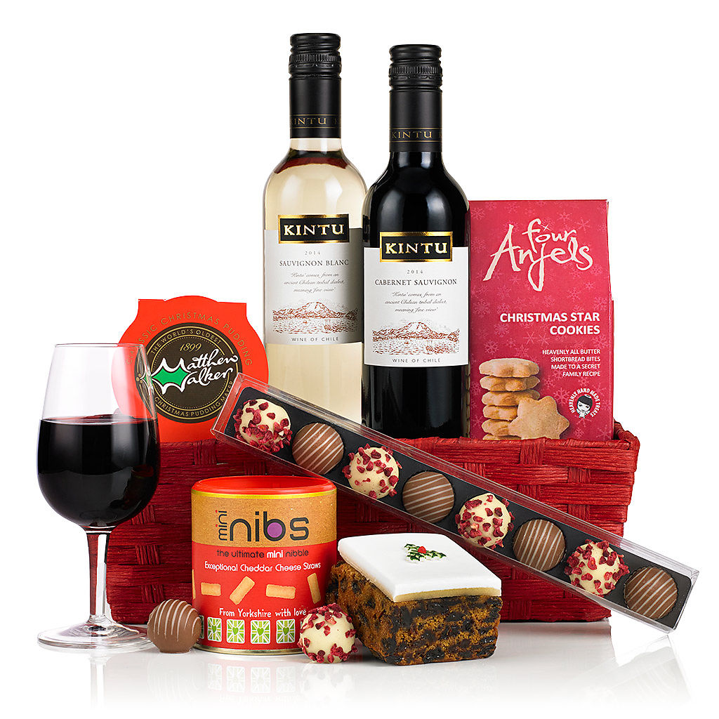 Merry Christmas Basket (£29.99) Corporate Christmas Hampers