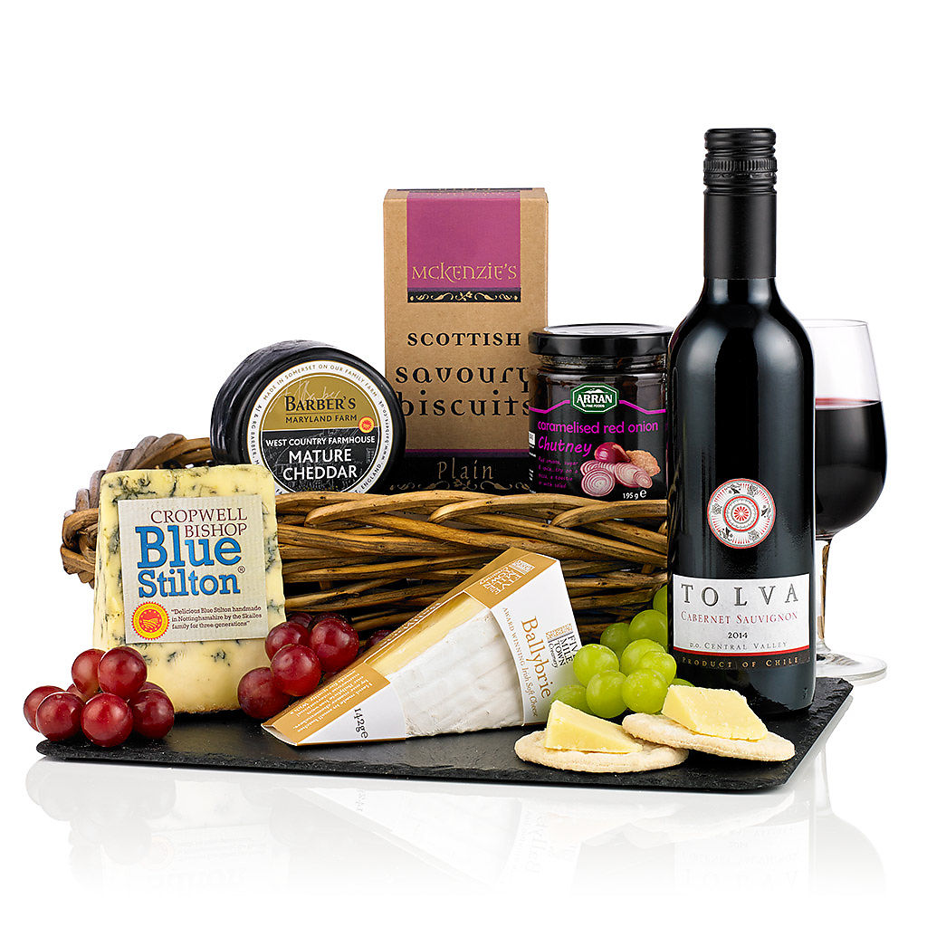 Wine & Cheese Selection (£29.99) Corporate Christmas Hampers