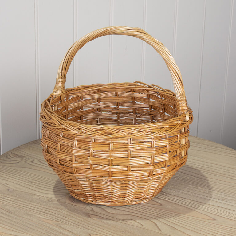 Round Handled Wicker Basket Virginia Hayward