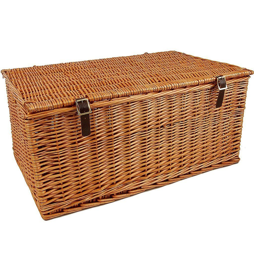 27" Traditional Lidded Hamper Virginia Hayward