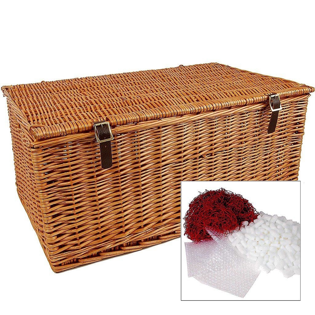 27" Traditional Lidded Hamper with Packaging
