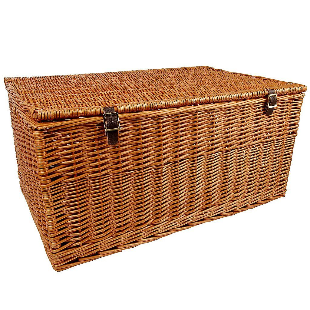 30" Traditional Lidded Hamper Virginia Hayward