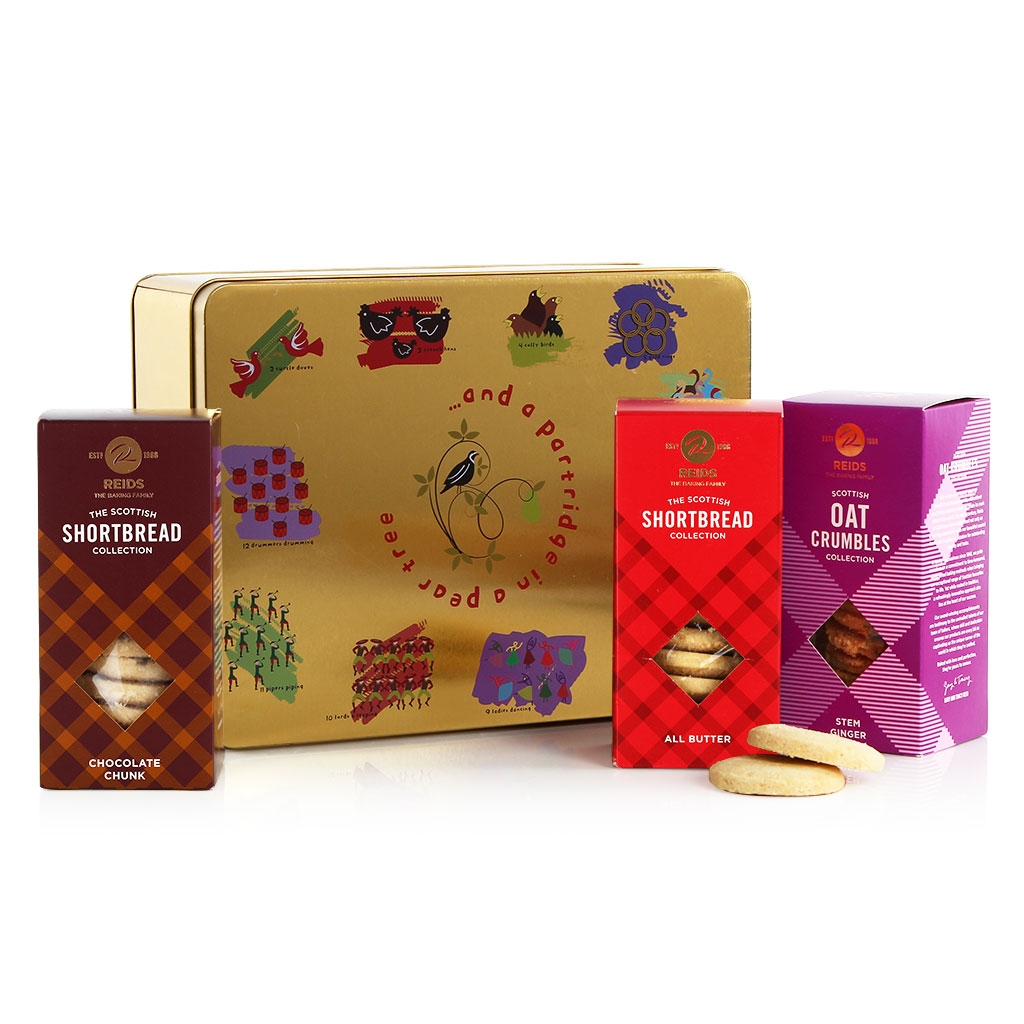 Christmas Biscuit Tin - Virginia Hayward