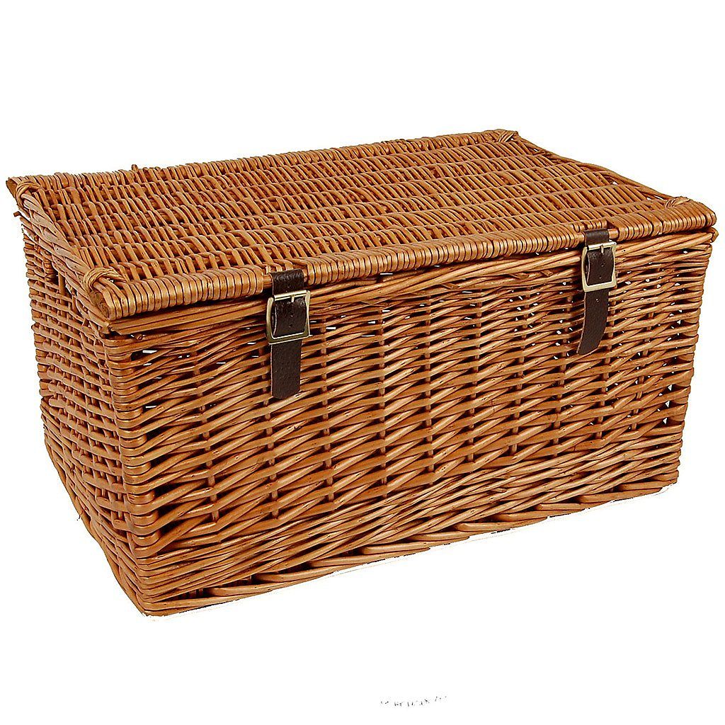 21" Traditional Lidded Hamper with Packaging
