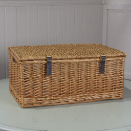 23" Standard Wicker Basket With Straps and finger holes