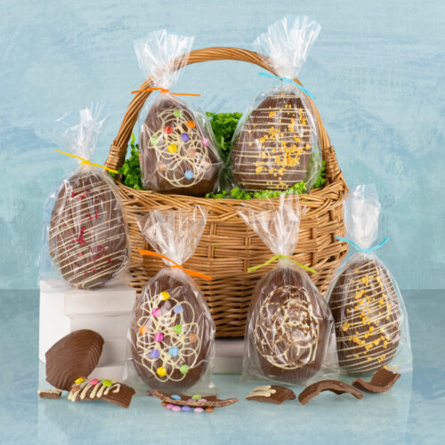 The Easter Egg Hunt Basket - Handmade Luxury Chocolate Eggs