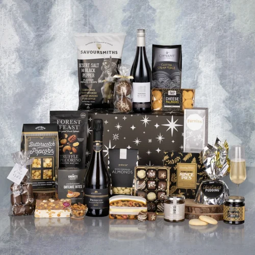 A Touch of Class Christmas Food and Prosecco Carton Gift