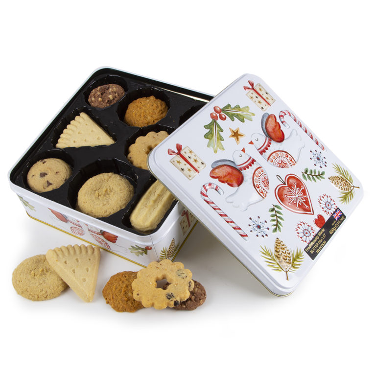 Christmas Biscuit Tin Virginia Hayward