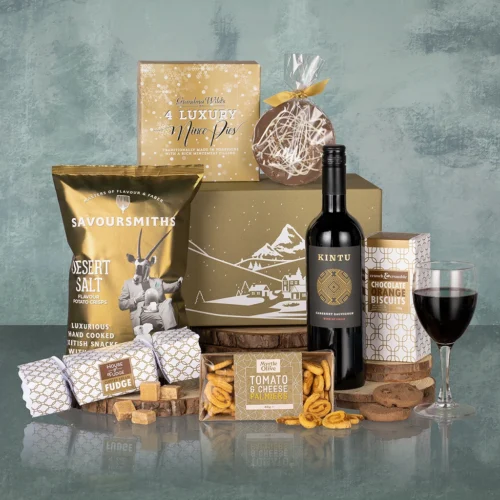 Christmas Carol Red Wine Carton Gift