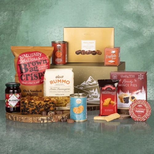Festive Family Fayre Non Alcoholic Christmas Carton Food Hamper