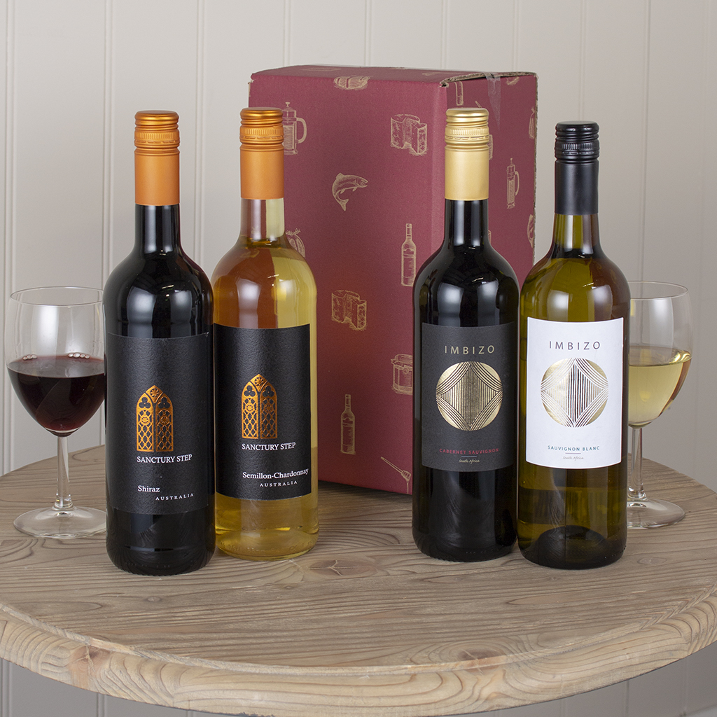 Four Wines in a Gift Box Virginia Hayward