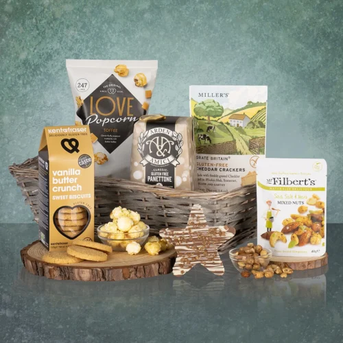 Gluten & Wheat Free Goodies in Willow Tray