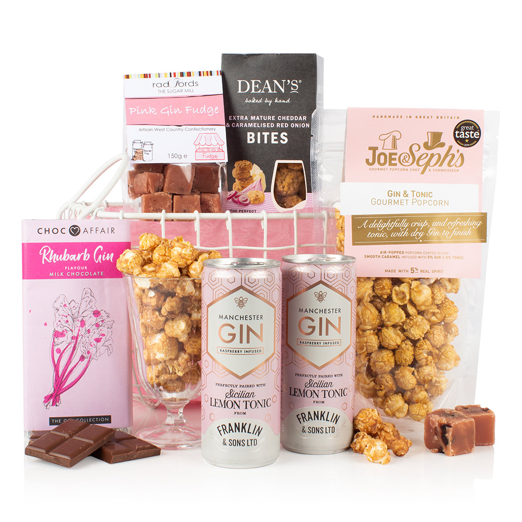 The Pink Gin & Treats Hamper