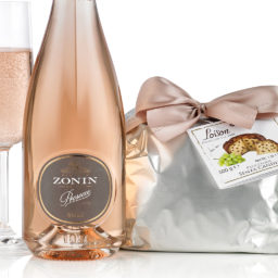 Pink Prosecco and Panettone Gift