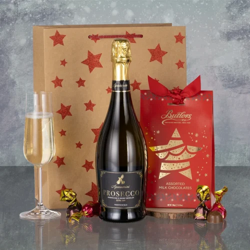 Prosecco & Chocs Gift Hamper for Christmas