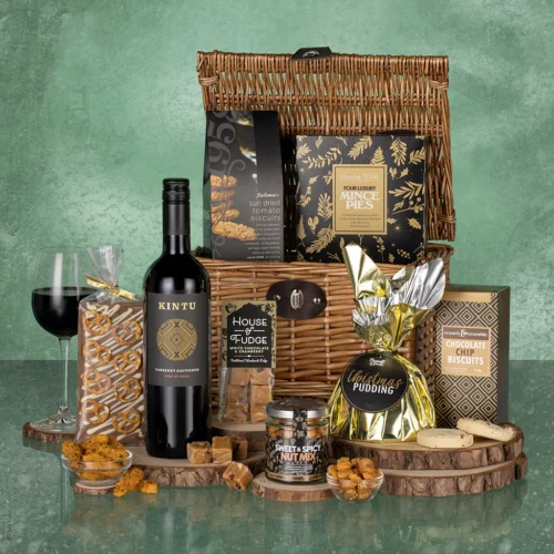 Seasons Greetings - selection of luxury food and drink hamper