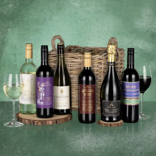 Six Wines for Christmas - Luxury Wine Hamper Gift