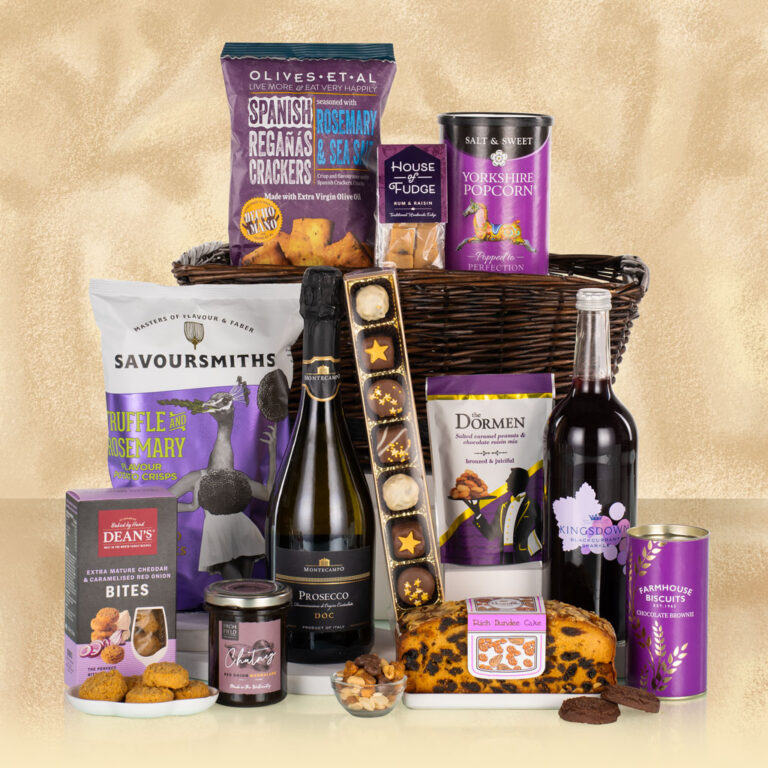 The Indulgence Hamper | Prosecco and Gourmet Snacks