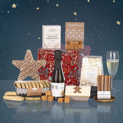 Christmas Sparkling Treats Tin hamper